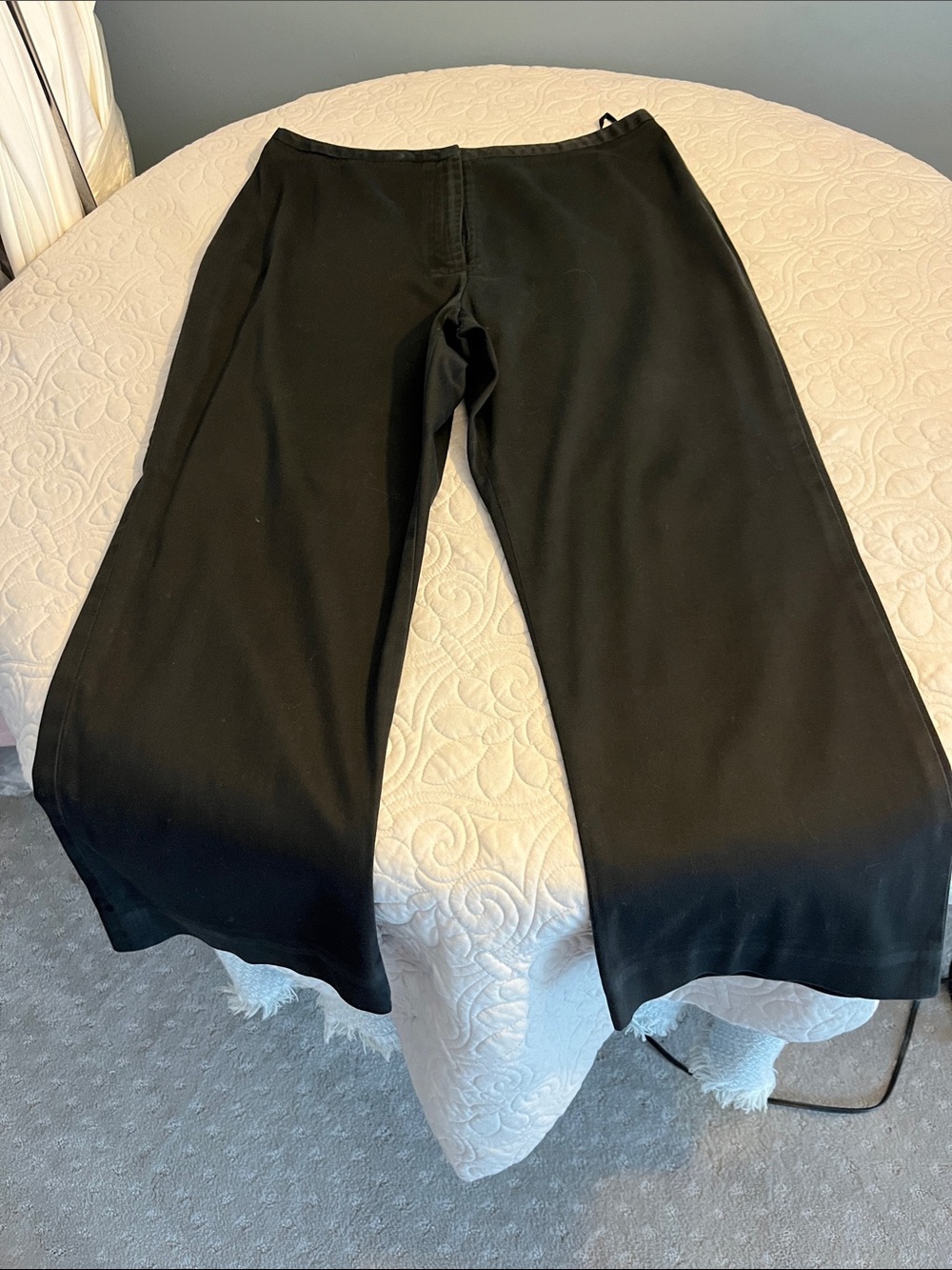 Style & Co. Black Cropped Wide-Leg Pants
